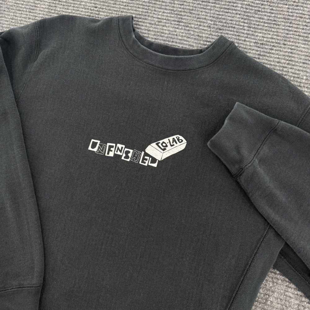 NBA Player Development Unfinished Co-Lab Crewneck Sweatshirt XL Black All-Star